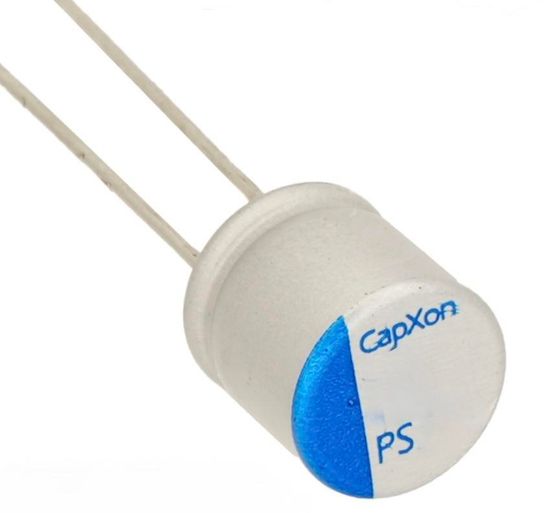Конденсатор полимерный 47мкФ 25в PS / 6,3x7 / Capxon