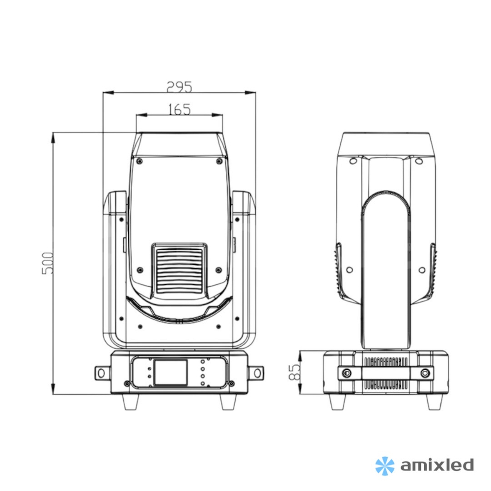 Световой прибор Amixled BEAM 9R