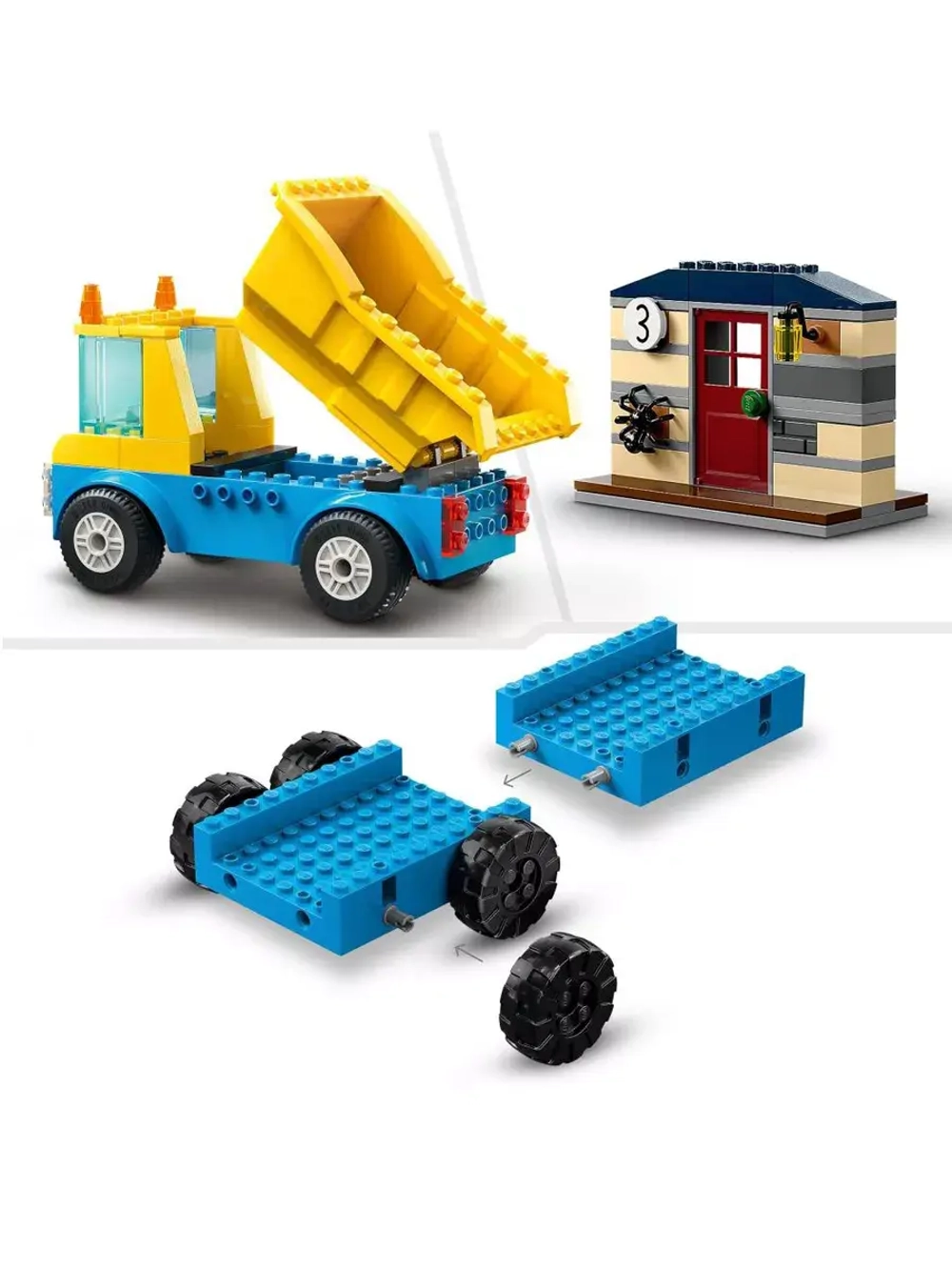 Лего Сити Строительные машины и кран 60391 Lego City