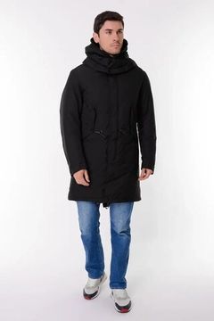 Куртка-парка XALO -20 TRITON (Плащевая ткань, чёрн)