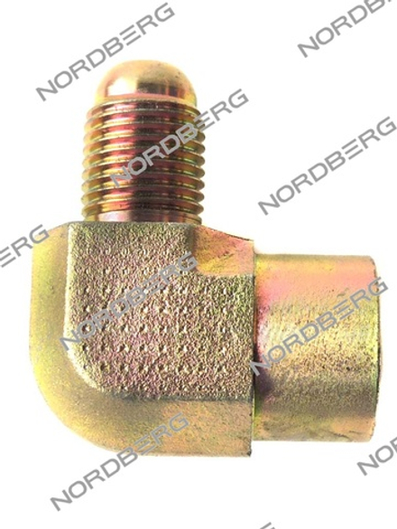 Переходник  уголок в цилиндр (на трубку) для 4120A-4T NORDBERG 4120A-4T-43