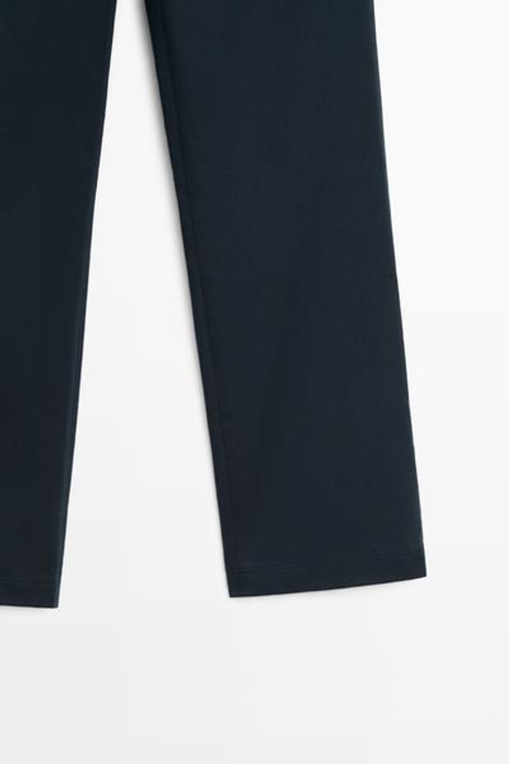 Massimo Dutti Эластичные хлопковые брюки-клеш, глубокий синий