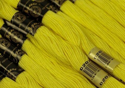 Нитки для вышивания "ПНК им. Кирова" мулине 100% мерсеризованный хлопок 8м, цв.0207