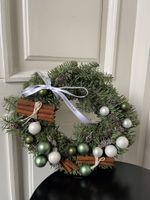 Мастер-класс РОЖДЕСТВЕНСКИЙ ВЕНОК из нобилиса