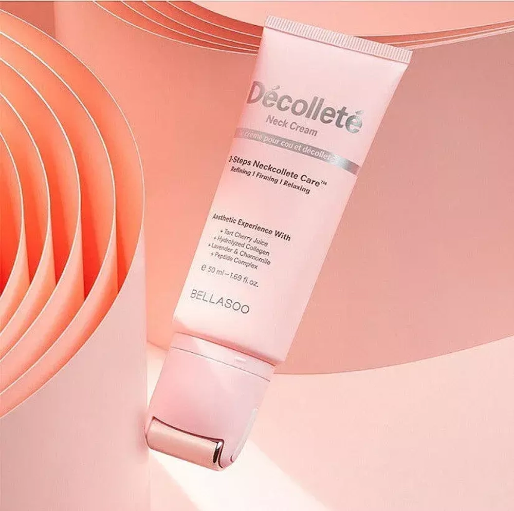 Разглаживающий массажный крем для шеи и декольте Bellasoo Decollete Neck Cream