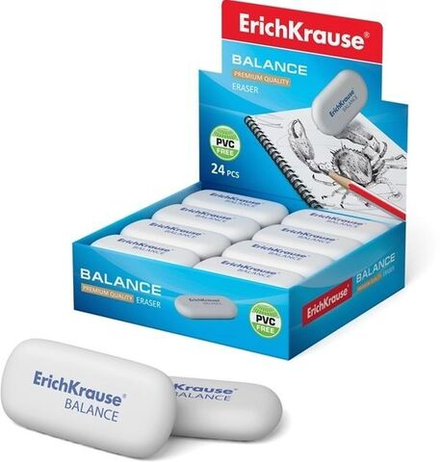 Ластик ErichKrause Balance Mini, 40 х 22 х 12 мм, мягкий, гипоаллергенный