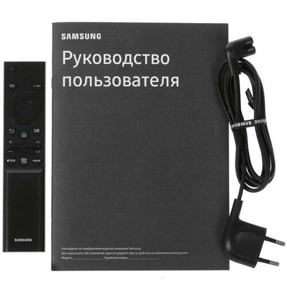 43" Телевизор Samsung UE43AU7100UXCE Ultra HD (4K) LED Smart TV, черный
