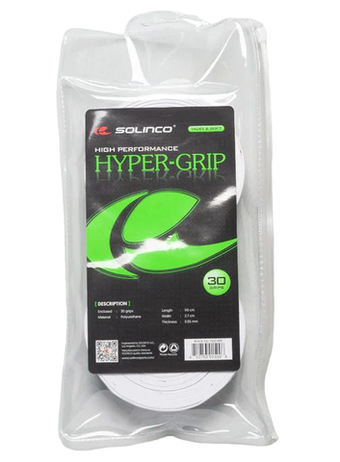 Теннисные намотки Solinco Hyper Grip (30P) - белый