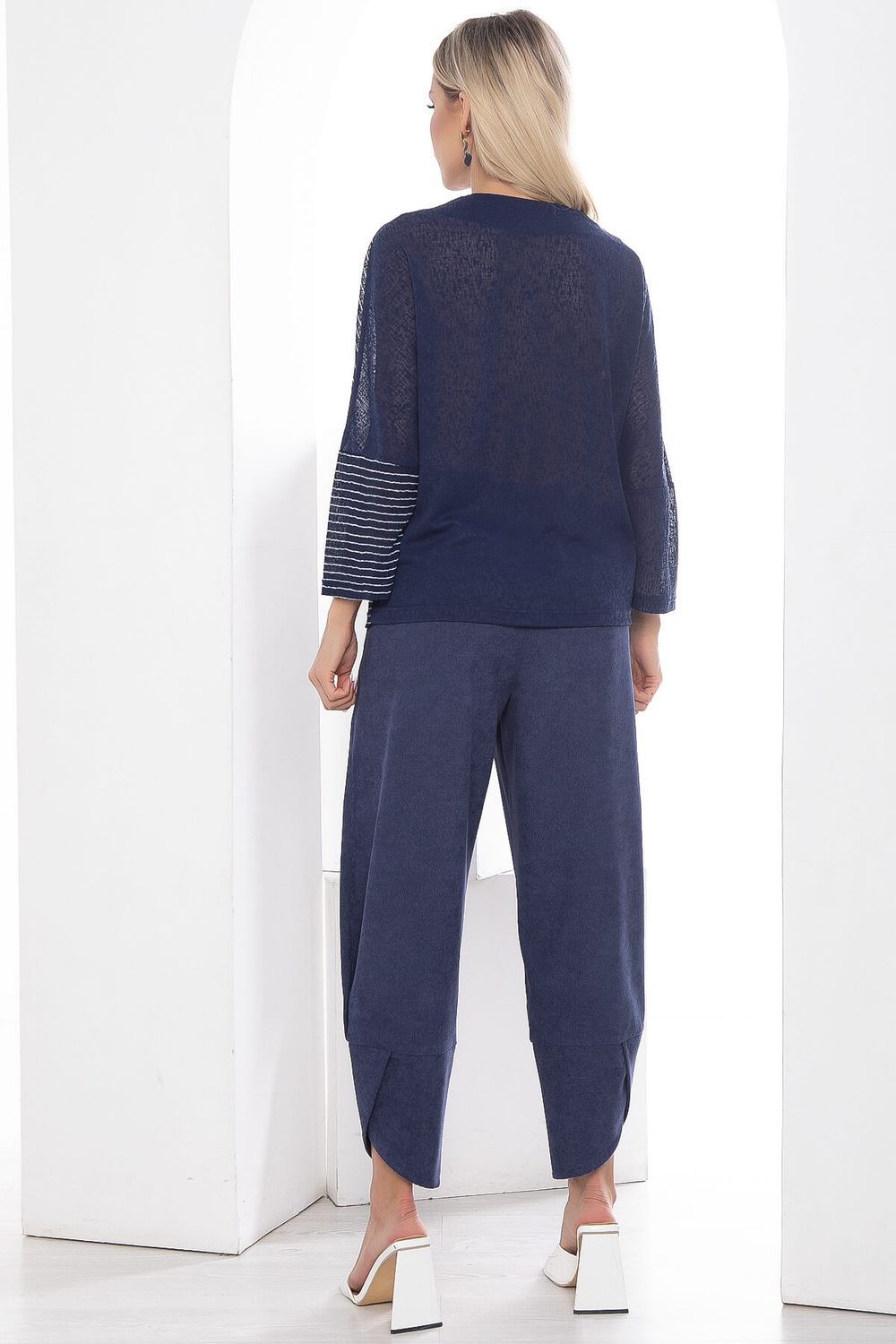 Брюки бохо (синие) Б10269 LT Collection