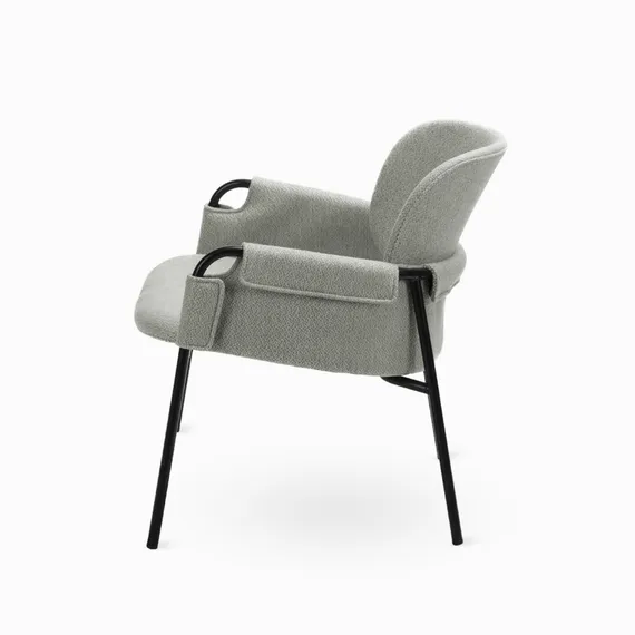 Лаунж-кресло Lok, серое