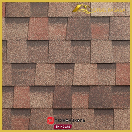 Гибкая черепица ТехноНиколь SHINGLAS Джаз Коррида 2м2 (Двухслойная)