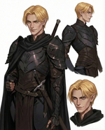 Кастомный заказ 3д + 18см эльфа с двумя мечами