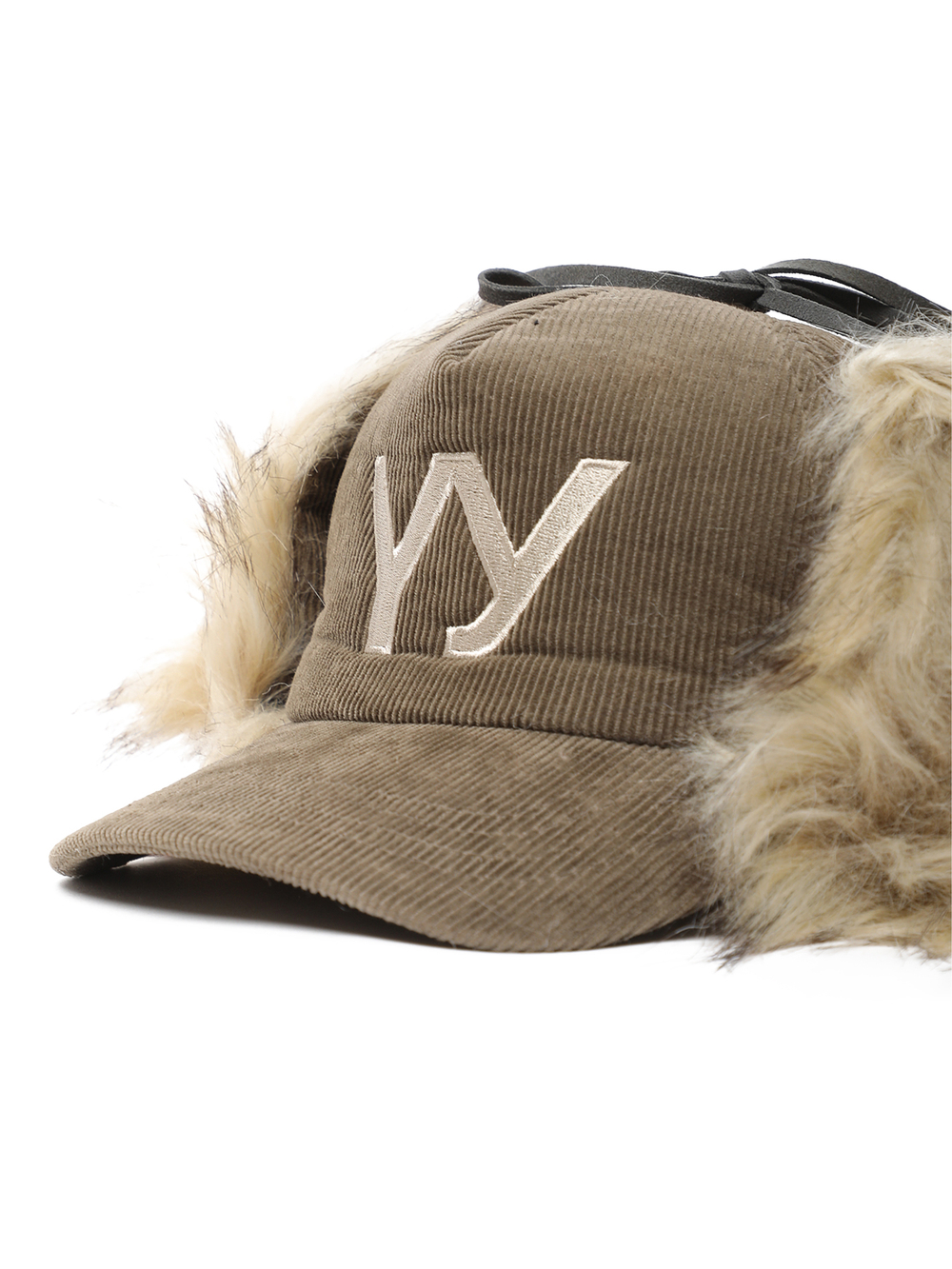 Кепка Утепленная Faux Fur Corduroy Earflap Cap