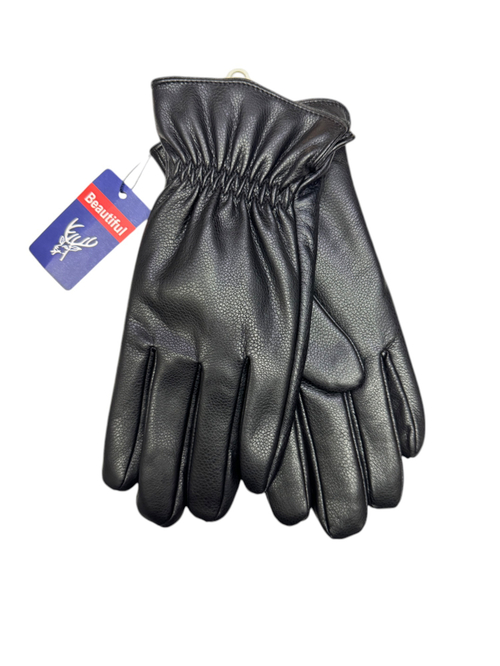 Перчатки. Мужские. Материал верха: Эко кожа. Подклад: Плюш-флис. 5 шт в упаковке.