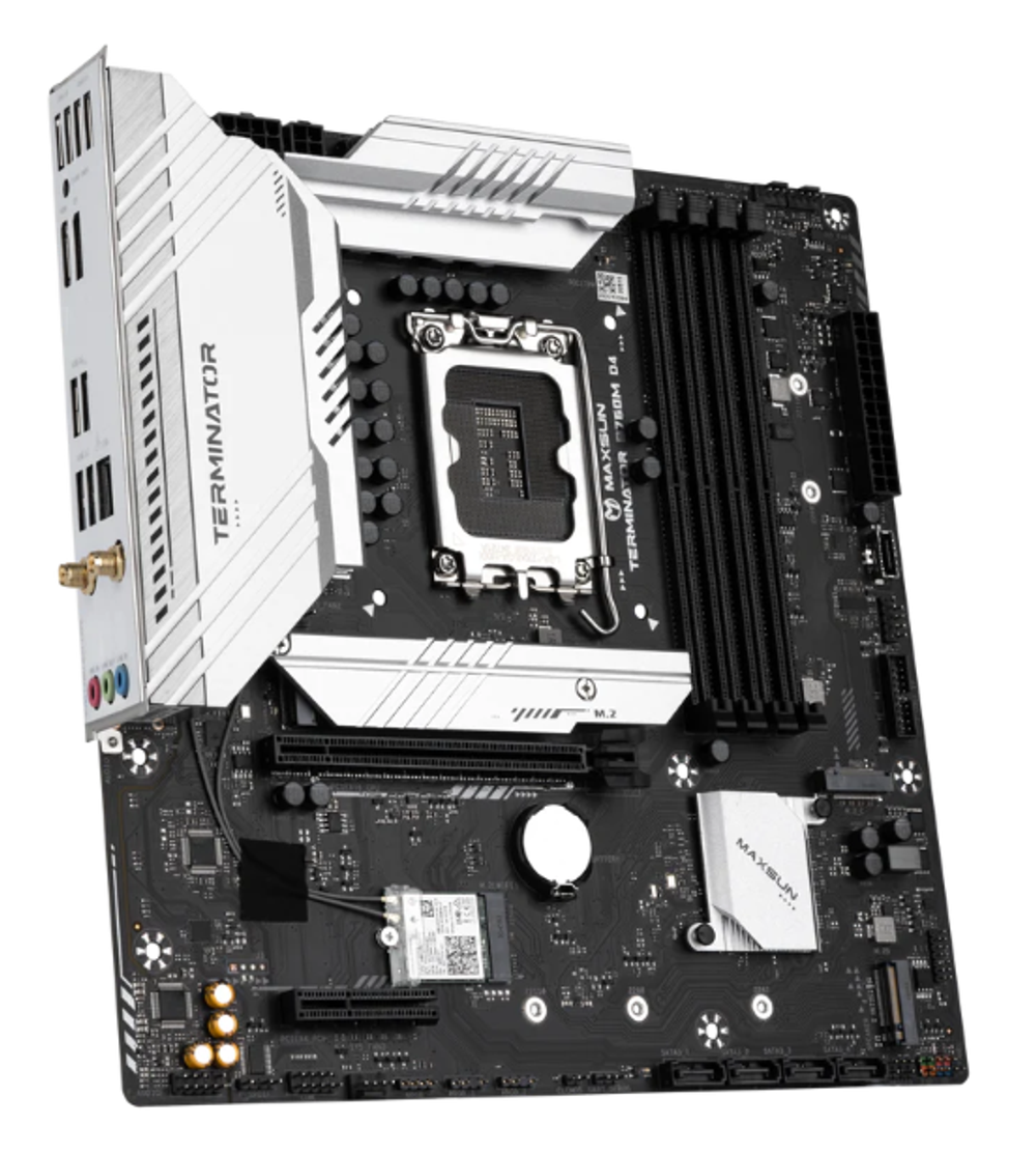 Материнская плата mATX MAXSUN Terminator B760M D4 WIFI6E