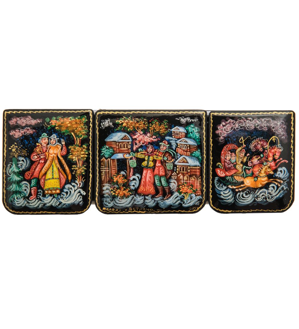 Народные промыслы ШК-85/29 Шкатулка «Встреча»