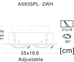 Карданный светильник Arte Lamp