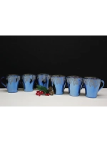 Набор кружек "Лазурит Шишки"