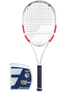 Теннисная ракетка Babolat Pure Strike 98 16/19 + Струны + Натяжка