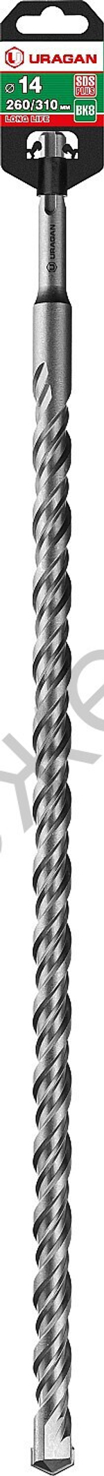 URAGAN 14х310 мм, SDS-plus бур (29311-310-14)