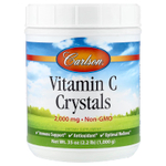 Carlson, Кристаллы витамина C, 1000 г (2,2 фунта)