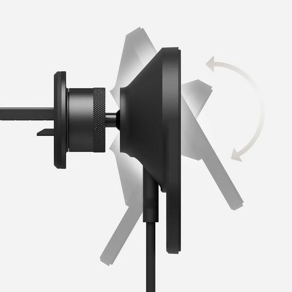 Беспроводное автомобильное зарядное устройство Mophie Magnetic Wireless Charging Car Vent Mount (401316252)