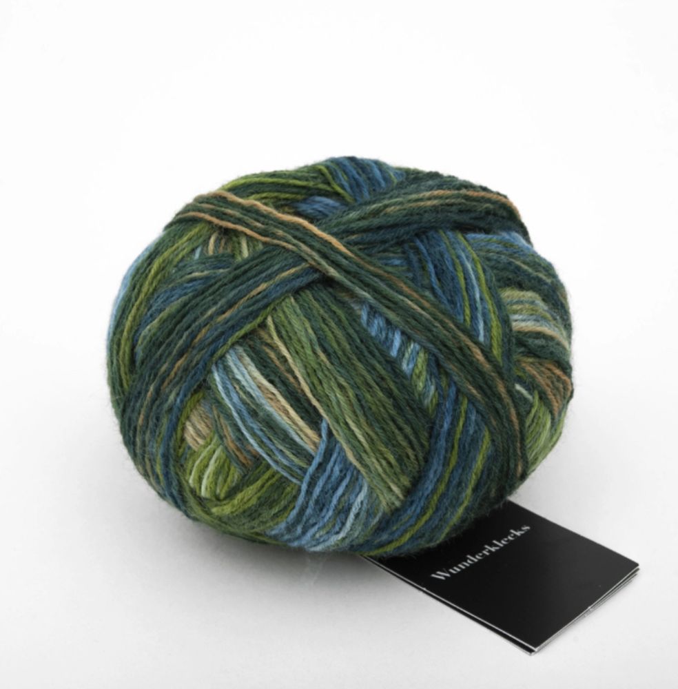 Пряжа Wunderklecks (2177/Кузнечик), 420м/100гр