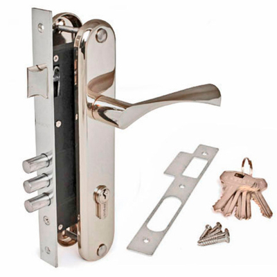 Замок Апекс врезной 2223/60-CR хром