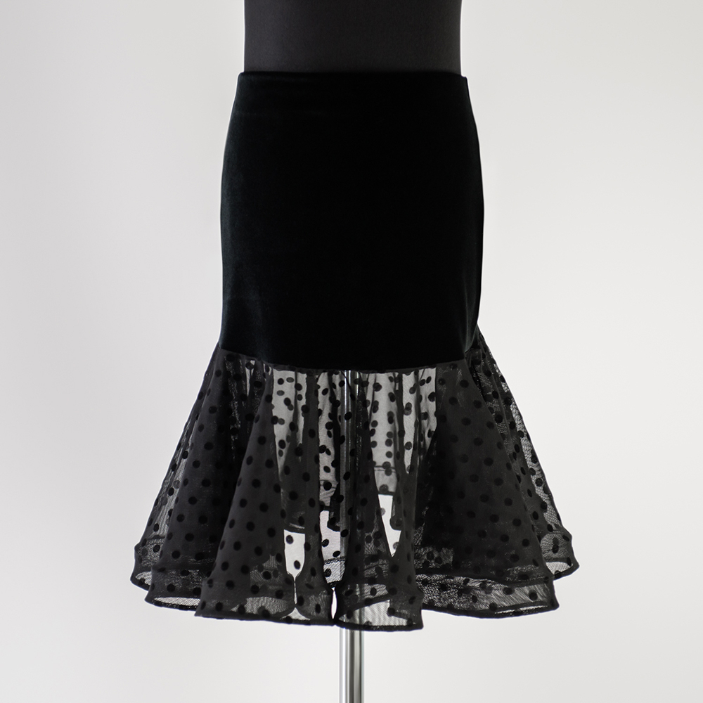 юбка в горошек