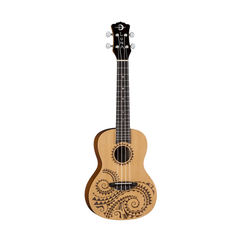 LUNA UKE TC SPR - укулеле, концертная, цвет:'Традиционный гавайский орнамент'