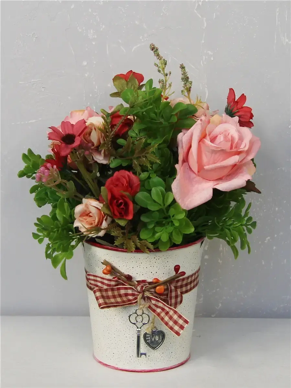 Композиция из искусственных растений "Прованские травы"