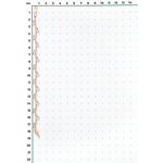 Браслет из красного золота с фианитами