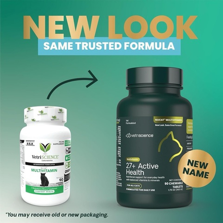 VetriScience Nu-Cat Multivitamin витамины для кошек, уп. 90 шт