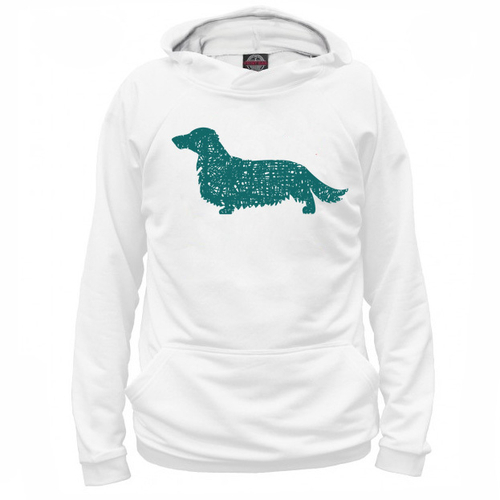 Толстовка "Длинношерстная Такса"