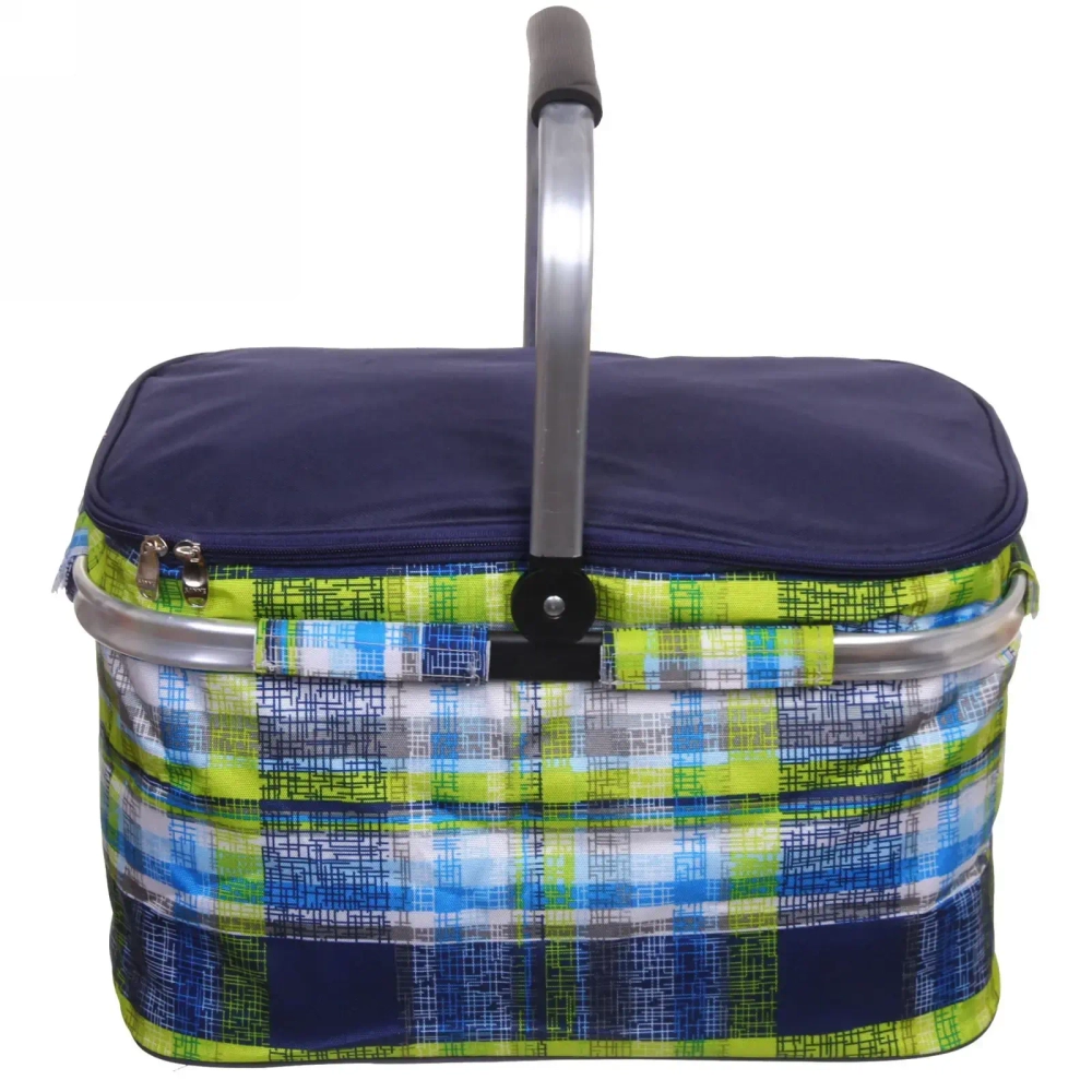 Термосумка-корзинка 25 л, 43*25*27 см, Sanne клетка