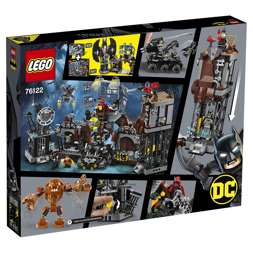 LEGO Super Heroes: Вторжение Глиноликого в бэт-пещеру 76122 — Batcave Clayface Invasion — Лего Супер Герои ДиСи