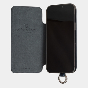 Чехол Marcel для iPhone 12 Pro Max из кожи теленка синего цвета