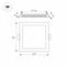 Встраиваемый светодиодный светильник Arlight DL-225x225M-21W White 020135