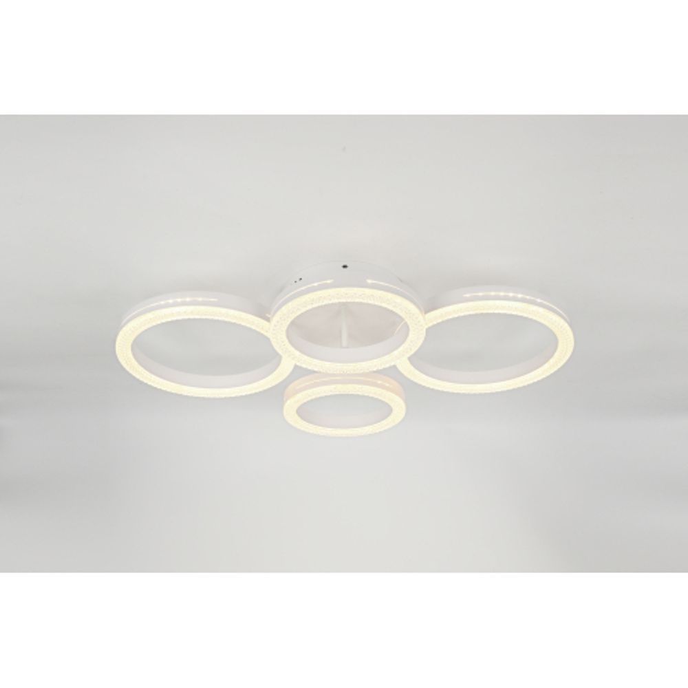 Светильник потолочный светодиодный Rivoli Juniper 6187-702 LED 75 Вт 3000-6000К белый с пультом