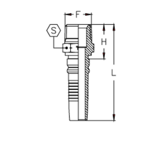 Фитинг DN 38 NPTF 1.1/2 Interlock
