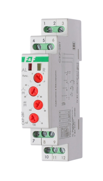 Реле контроля наличия фаз и состояния контактора CKF-2BT 3x230+N 2х8 AС-1/250В AC