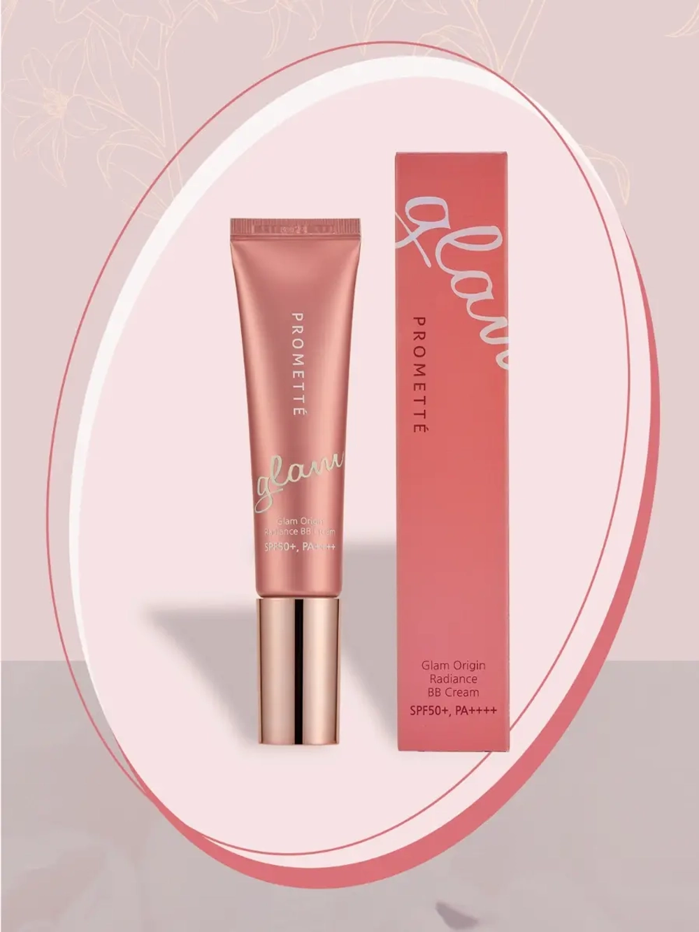 PROMETTE - BB КРЕМ ТОНАЛЬНЫЙ GLAM ORIGIN RADIANCE BB CREAM SPF50+ PA++++, 30 МЛ