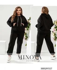 Костюм 5327-черный Minova