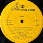 Frank Sinatra ‎– Frank 2LP (Англия 1973г.)