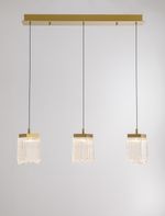 Подвесной светильник MD25020403-3B2 Satin gold, LED/16.4W, 3000K dimmable