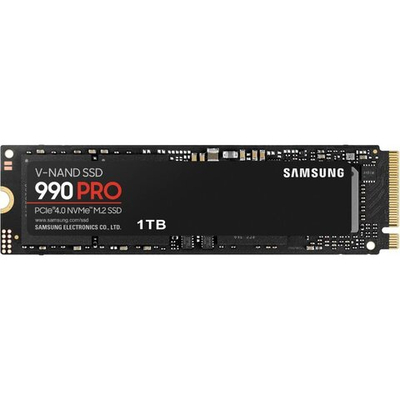 Твердотельный накопитель SSD 1Tb Samsung 990 PRO M.2 PCI-E NVMe 2.0 Gen 4.0 x4 (R7450/W6900MB/s)