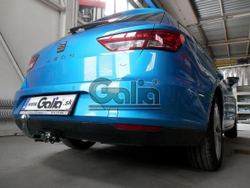 Фаркоп оцинкованный Galia S108A для SEAT Leon ST универсал 2013-(паспорт и сертификат в комплекте)(без электрики)