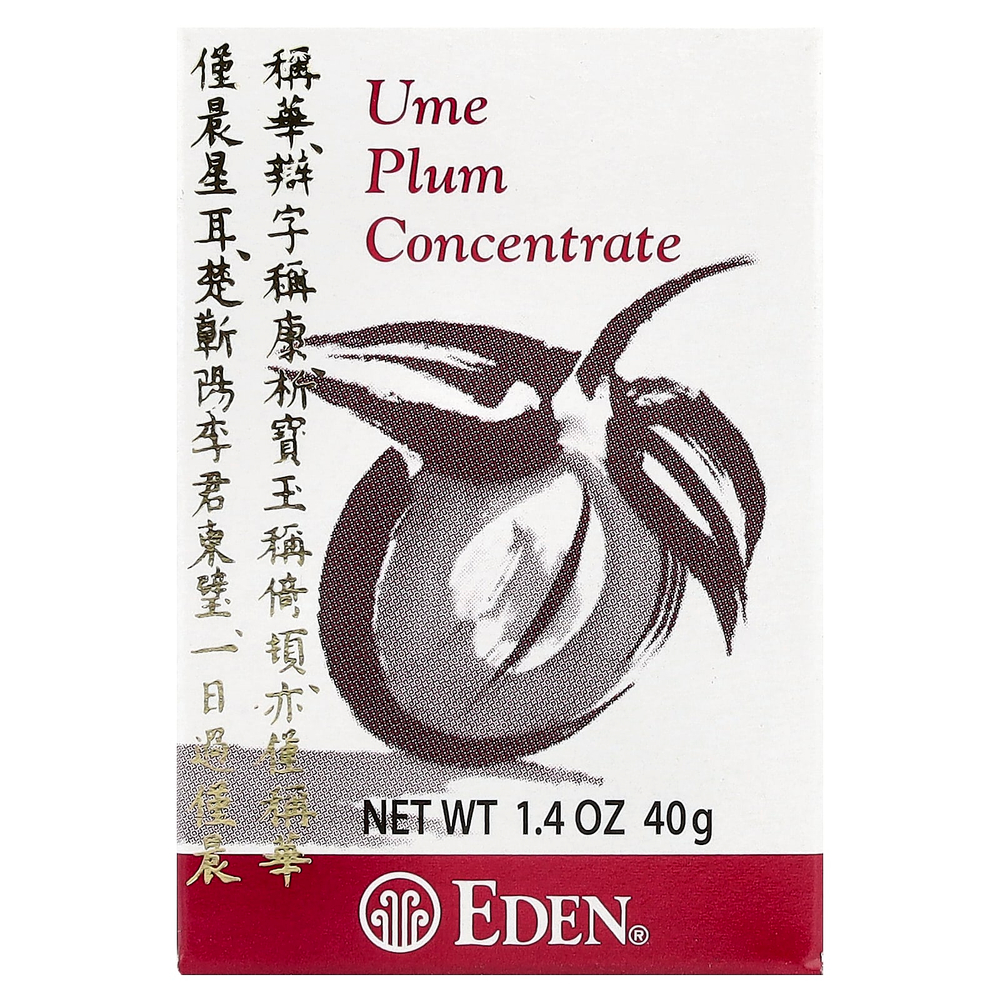 Eden Foods, Концентрат сливы умэ, 1,4 унции (40 г)