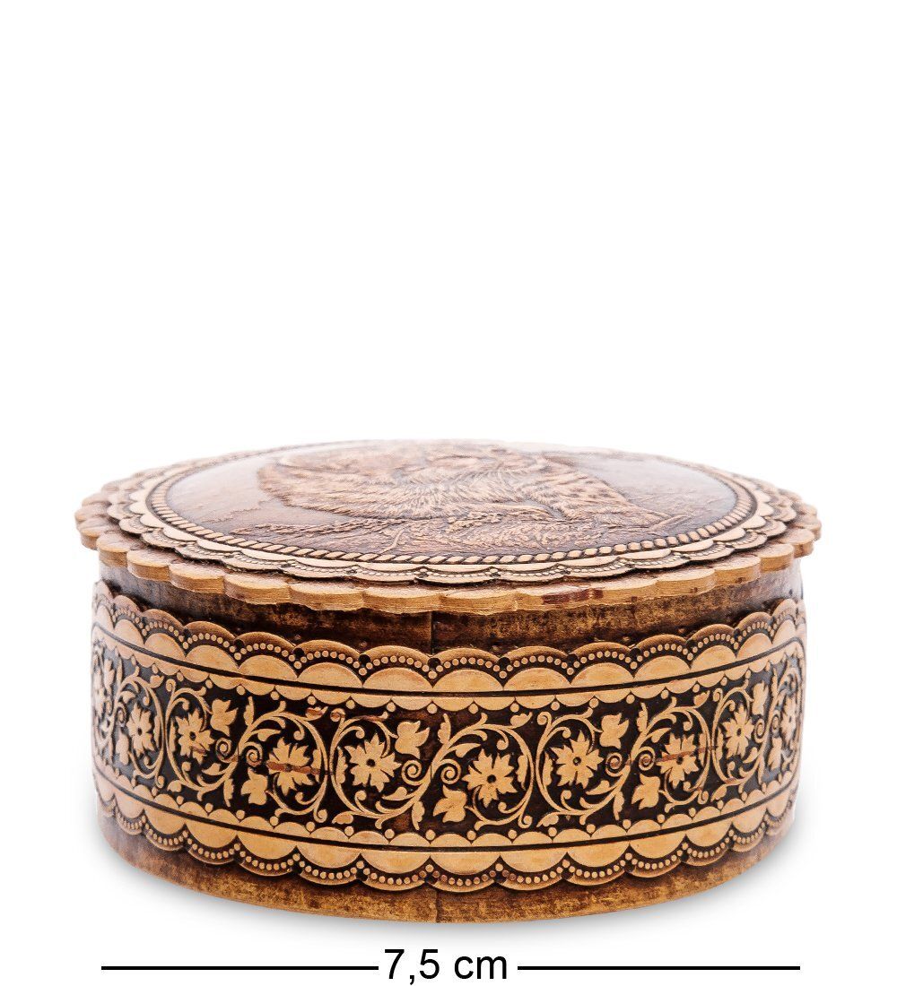 BST-400/ 9 Шкатулка «Рысь» (береста)