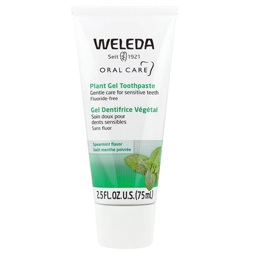 Weleda, Oral Care, растительный гель, зубная паста, без фтора, мята, 75 мл (2,5 жидк. унции)
